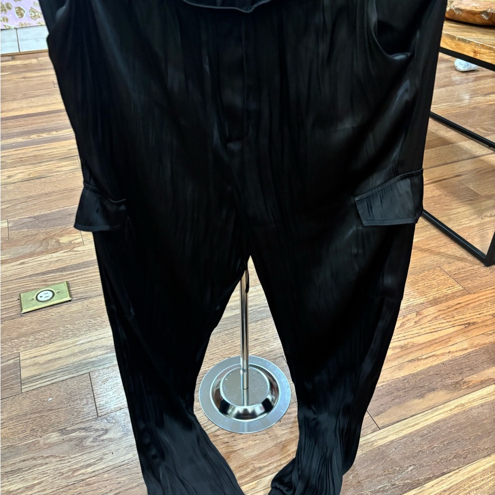 Z Supply Charcoal Elastic Waist Pants
